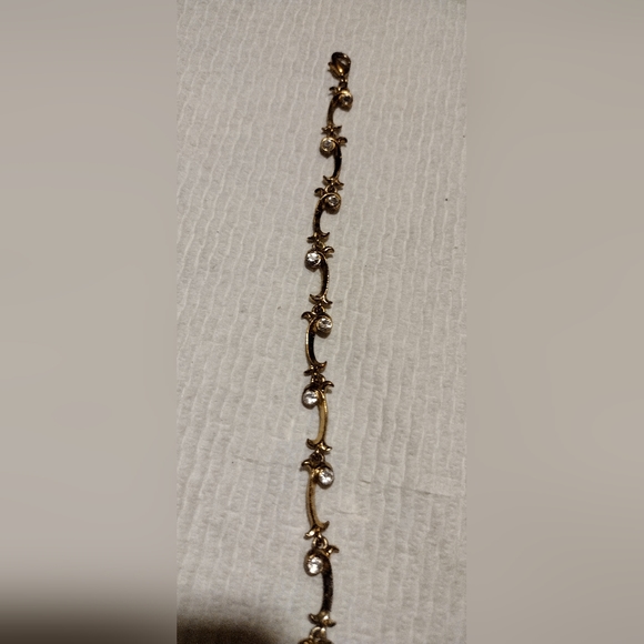 Vintage gold and diamond bracelet - Picture 2 of 16